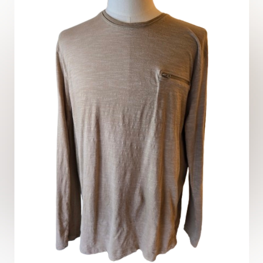 Calvin Klein Men's Tan Long Sleeve Top Size XL